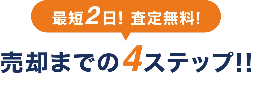 売却までの4ステップ
